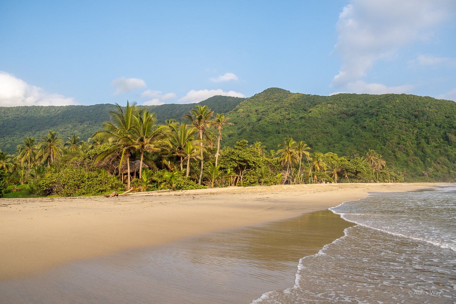 La plage de Playa Brava, à visiter absolument au parc national du Taryona en Colombia