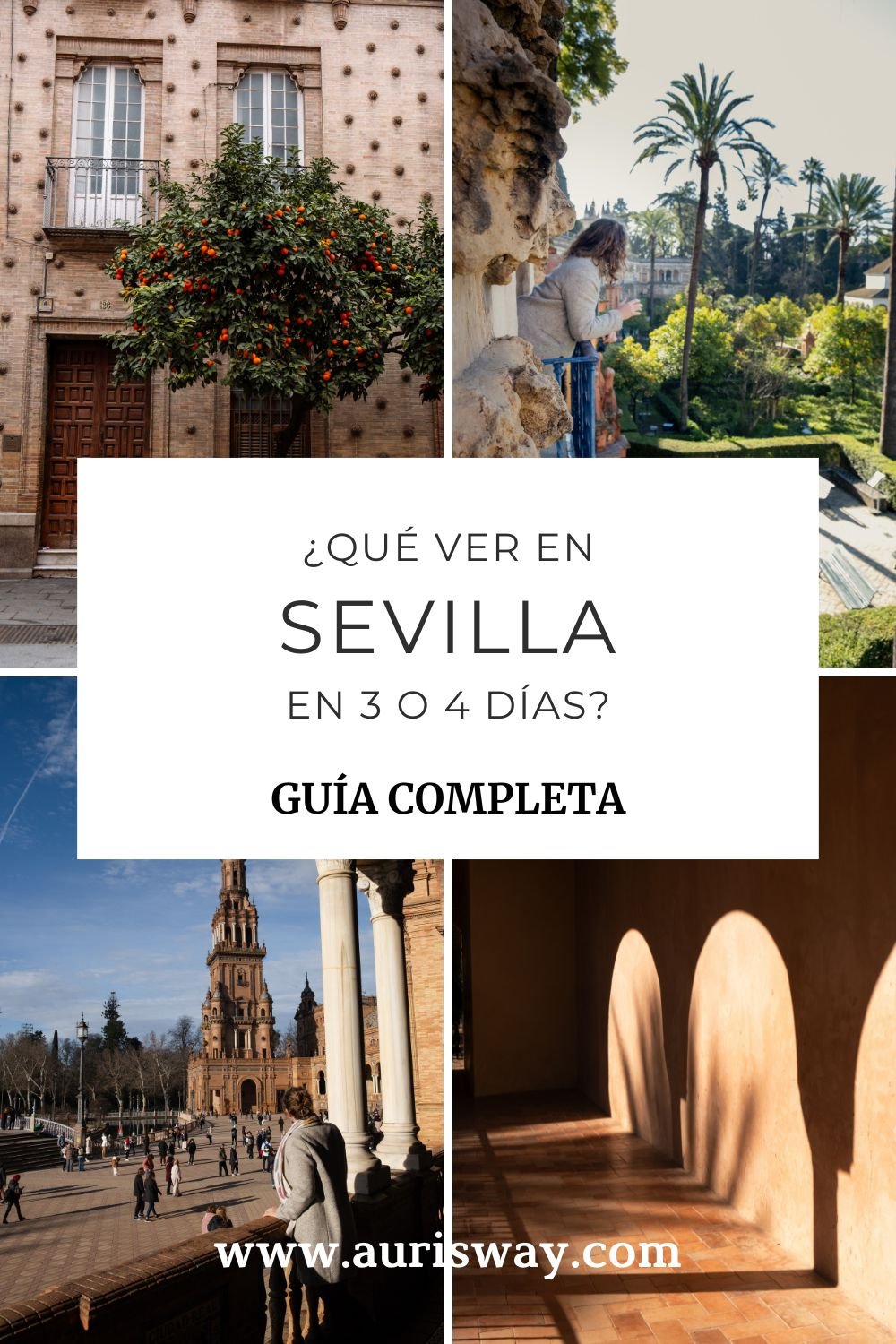 Pin Pinterest qué ver en sevilla en 3 o 4 dias en formato mosaica