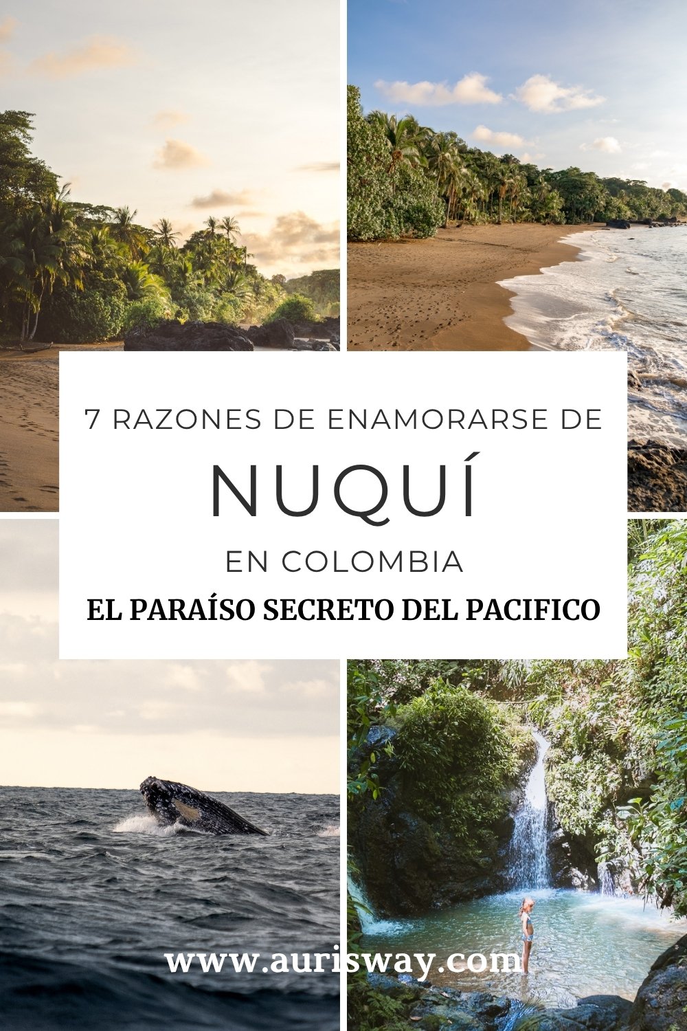 Pin Pinterest sobre el articulo de Nuqui en formato mosaico.