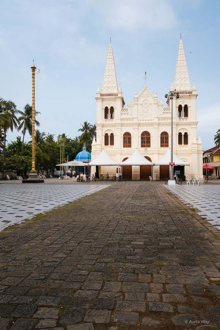 La cathédrale de Cochin, symbole du christianisme au Kerala.