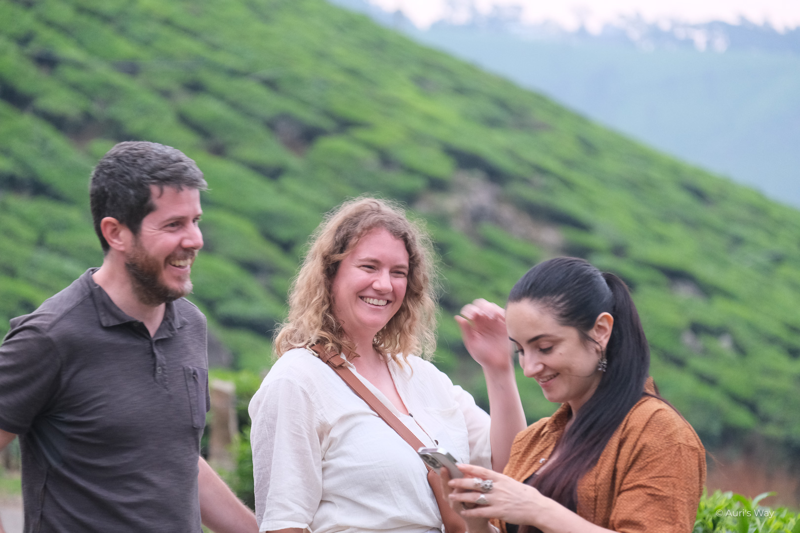 Des moments entre amis pour Auri's Way à Munnar.